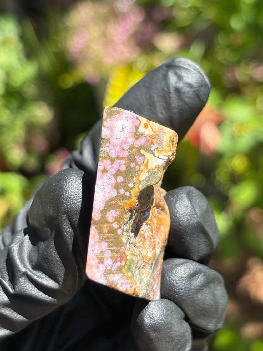 Ocean Jasper Crystal Freeform - Polished Sea Jasper - Orbicular Jasper